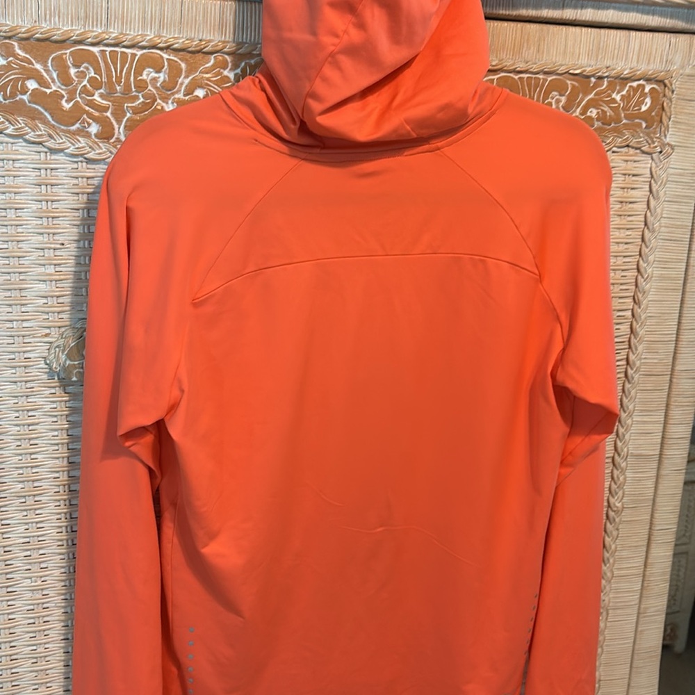 Nike Dri-Fit, Vibrant Orange Run/Walk Hoodie. - Picture 7 of 7